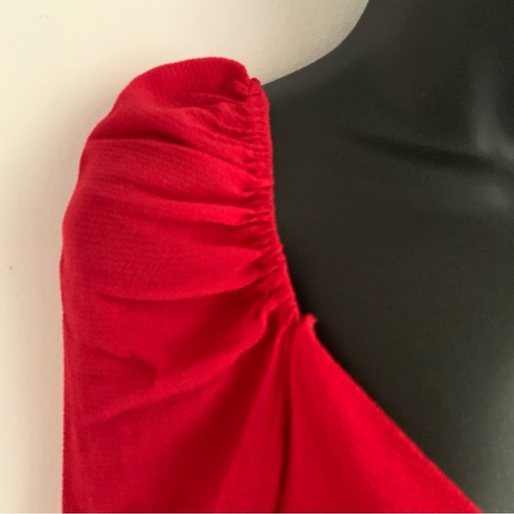 NWT PrettyLittleThing Tie Front Crop Top - Picture 6 of 11